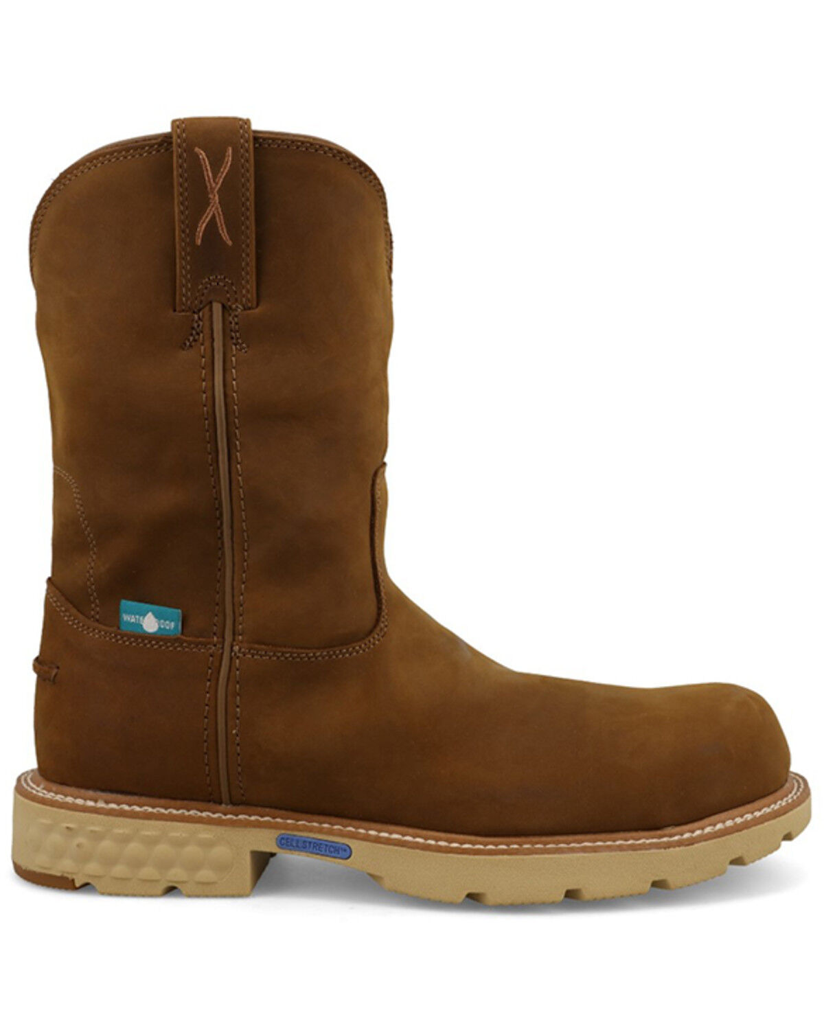 Image #2 - Twisted X Men's Boot Barn Exclusive Waterproof Work Boots - Nano Toe, Brown, hi-res