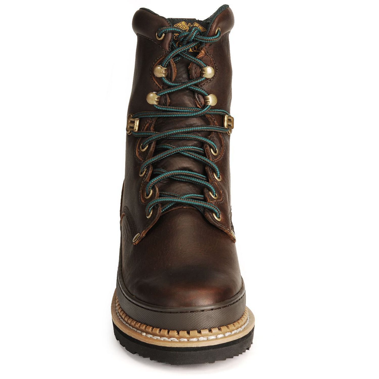 Image #4 - Georgia Boot Men's Georgia Giant 8" Lace-Up Work Boots - Steel Toe, Brown, hi-res