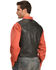 Image #2 - Scully Men's Lambskin Snap Front Vest, Black, hi-res