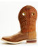 Image #3 - Double H Men's Thatcher Western Boots - Broad Square Toe, Brown, hi-res