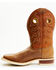 Image #3 - Double H Men's Thatcher Western Boots - Broad Square Toe , Brown, hi-res