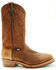 Image #2 - Double H Men's 12" Domestic I.C.E.™ Western Boots - Round Toe, Brown, hi-res