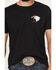 Image #3 - Howitzer Men's Dare Eagle Short Sleeve Graphic T-Shirt, Black, hi-res