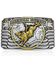 Image #1 - Montana Silversmiths Men's American Cowboy Bull Rider Belt Buckle, Silver, hi-res