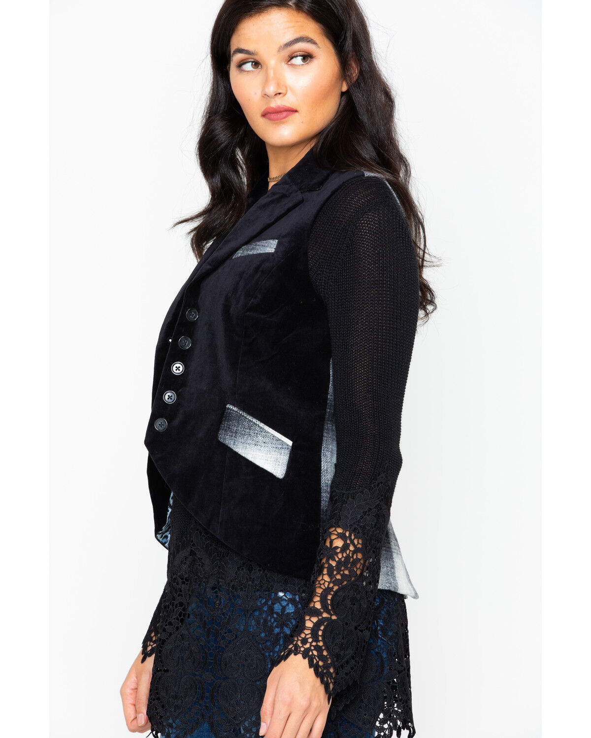 Image #5 - Tasha Polizzi Women's Windsor Vest, White, hi-res