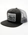 Image #1 - RopeSmart Men's Monochrome Ranch Life Trucker Cap, Black, hi-res