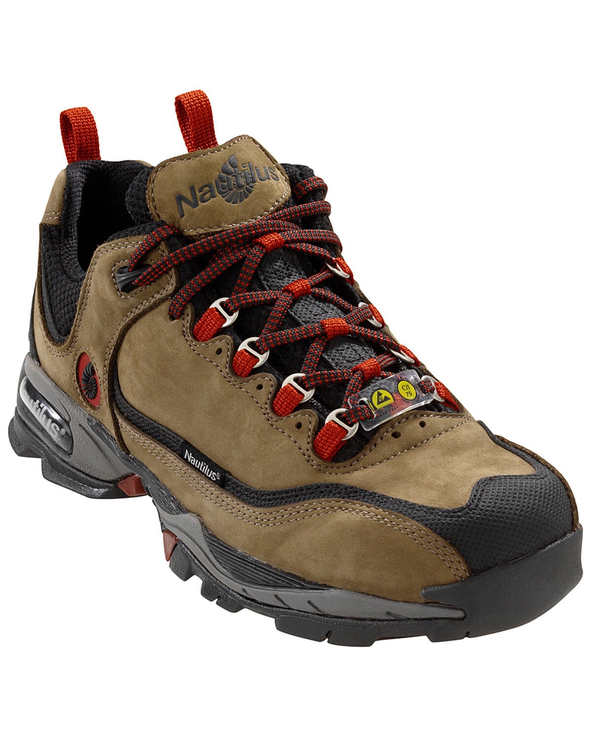 Nautilus Men's Moss ESD Athletic Work Shoes - Steel Toe, Moss, hi-res