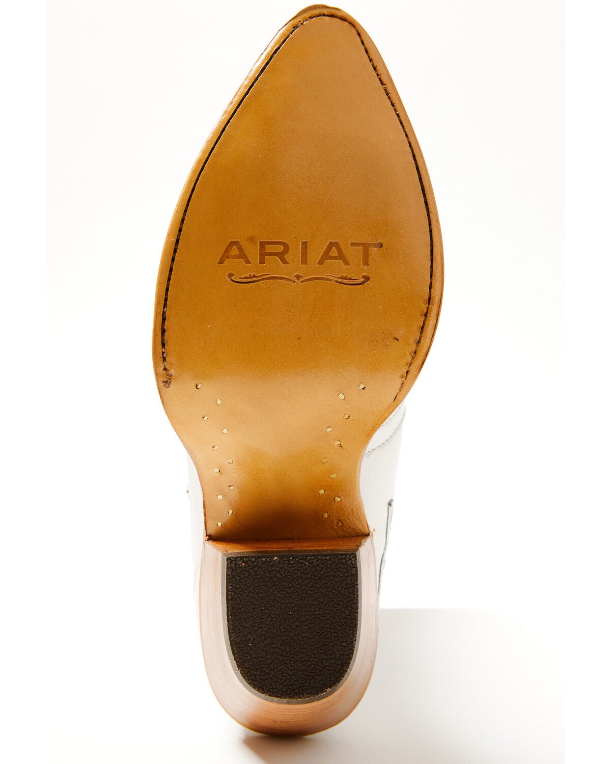 Image #7 - Ariat Women's Arrosa Overlay Metallic Short Western Boots - Round Toe, Ivory, hi-res