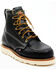 Image #1 - Thorogood Men's American Heritage 6" Made In The USA Wedge Work Boots - Steel Toe, Black, hi-res