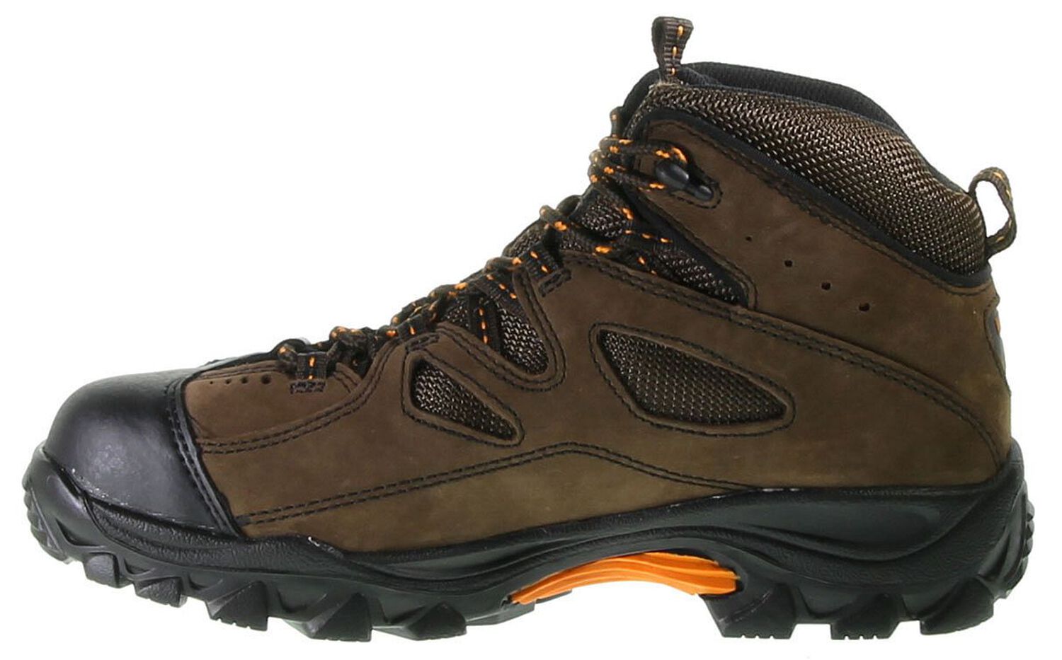 Image #10 - Wolverine Men's 6" Lace-Up Hudson Hiker Boots - Steel Toe, Dark Brown, hi-res