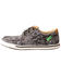 Image #3 - Twisted X Women's Snake Print Kicks Casual Shoes - Moc Toe, Black, hi-res