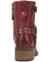 Image #5 - Dingo Women's Anarchy Harness Booties - Round Toe, Wine, hi-res