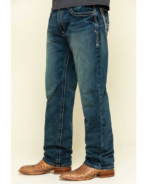Image #3 - Ariat Men's M3 Boundary Gulch Loose Straight Jeans , Blue, hi-res