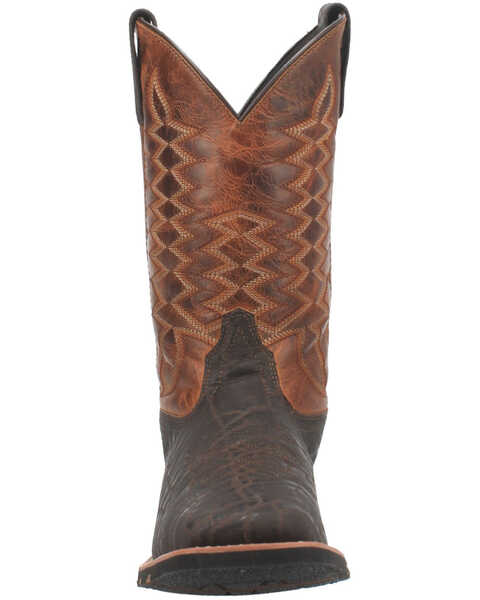 Image #5 - Laredo Men's Dillon Western Boots - Broad Square Toe, Brown, hi-res