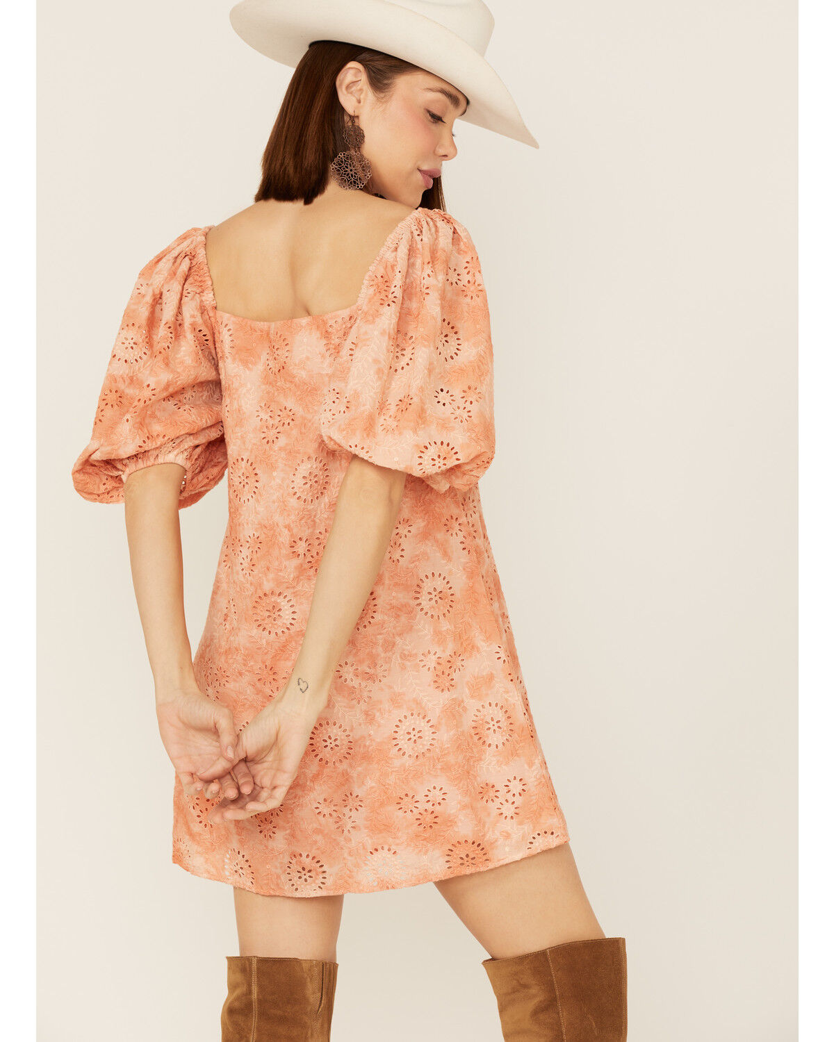 Image #4 - Jen's Pirate Booty Women's Ashbury Mini Dress, Peach, hi-res