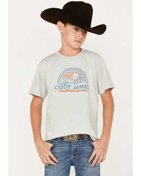 Image #1 - Cody James Boys' Scenic Lines Logo Graphic T-Shirt, , hi-res