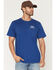 Image #1 - Brixton Men's Ford Truck Short Sleeve Graphic Pocket T-Shirt, Royal Blue, hi-res