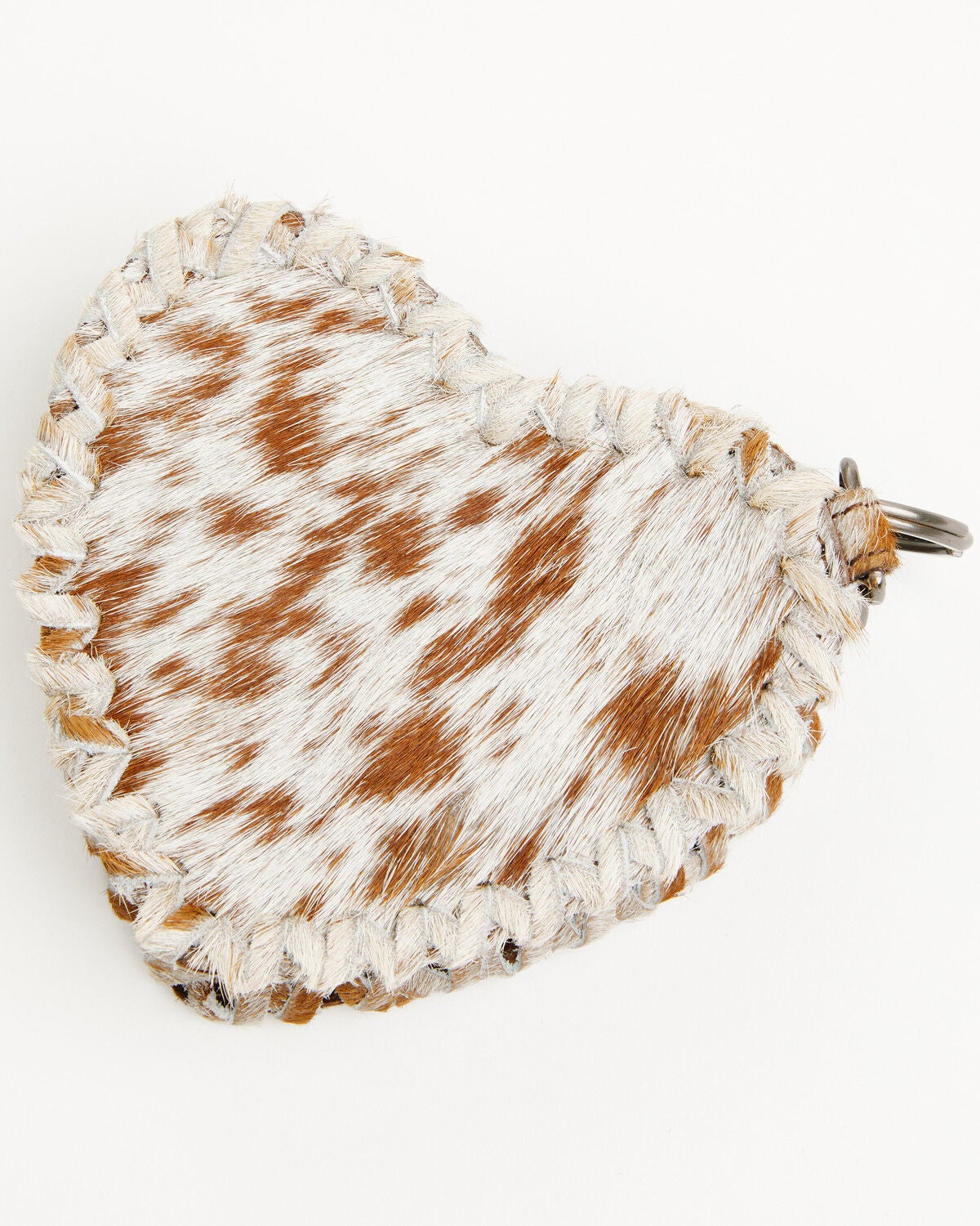 Image #3 - Shyanne Marlowe Hair-On Heart Coin Purse Bag Charm, Brown, hi-res