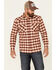 Image #1 - Pendleton Men's Red Wyatt Small Plaid Long Sleeve Snap Western Shirt, Red, hi-res