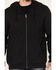 Image #3 - Brothers and Sons Heavy Weathered Hooded Jacket, Black, hi-res