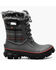 Image #2 - Bogs Women's Arcata Cozy Plaid Winter Boots - Round Toe, Dark Grey, hi-res