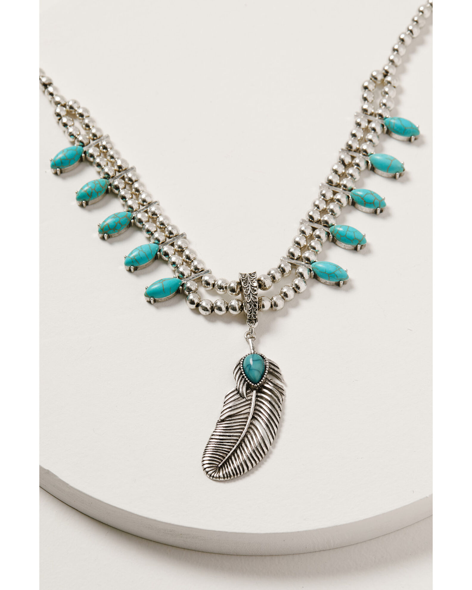 Shyanne Women s Wild Soul Feather Tassel Necklace