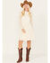 Image #1 - Molly Bracken Women's Long Sleeve Lace Mini Dress, Off White, hi-res