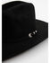 Image #2 - Justin Ryder 10X Felt Cowboy Hat, Black, hi-res