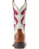 Image #3 - Ariat Women's Pinto VentTEK™ 360° Western Boots - Broad Square Toe, Brown, hi-res