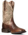 Image #1 - Ariat Men's Qualifier Western Performance Boots - Square Toe, Brown, hi-res