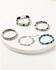 Image #1 - Idyllwind Women's Delta Stretch Bracelet Set - 5 Piece, Silver, hi-res