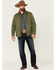 Image #2 - Pendleton Men's Solid Outdoorsman Zip-Front Wind Breaker Jacket, Olive, hi-res