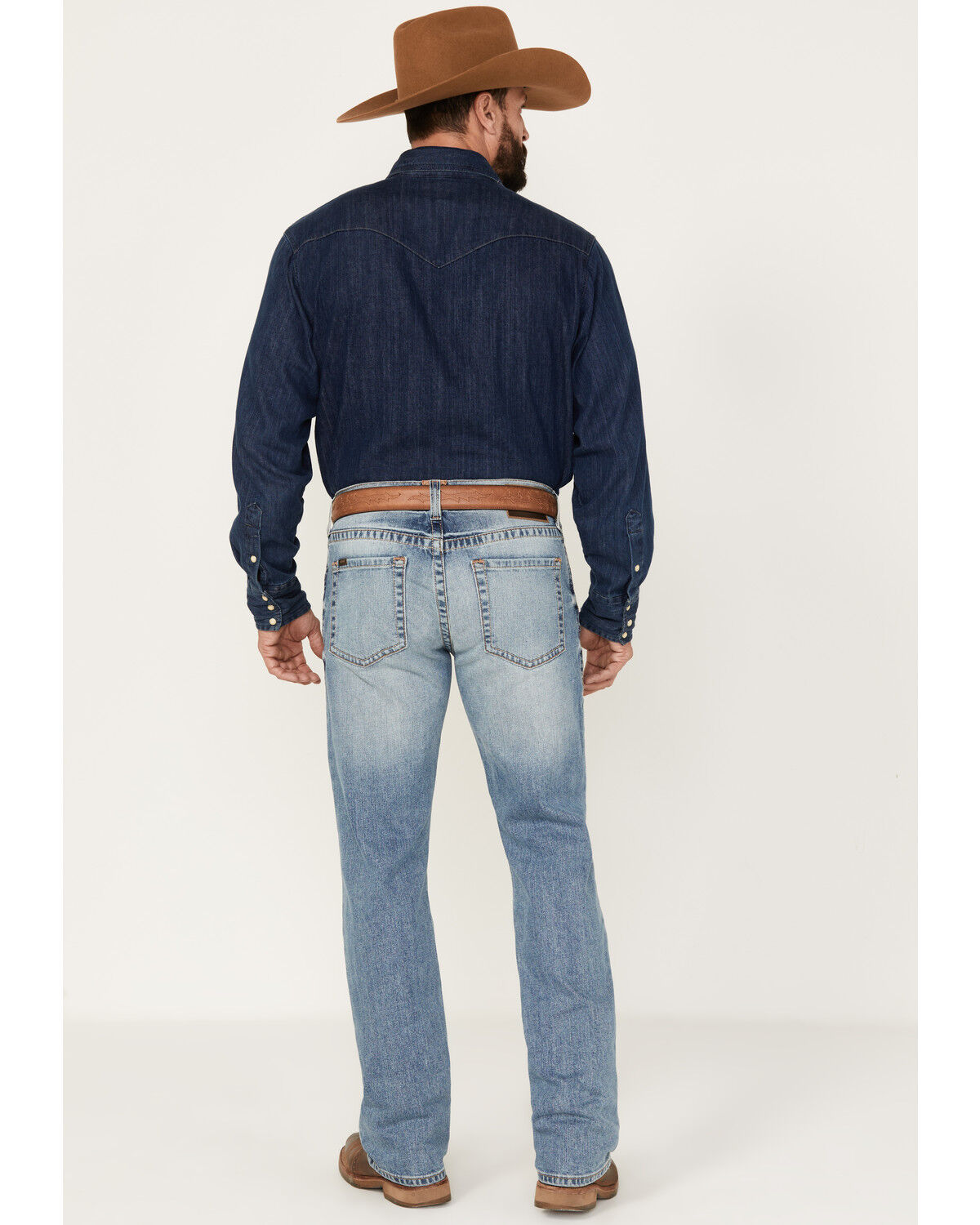 Image #3 - Ariat Men's M4 Relaxed Madera Straight Stretch Denim Jeans - Big, , hi-res