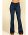 Kimes Ranch Women's Dark Wash Jennifer High Rise Wide Flare Jeans, Blue, hi-res