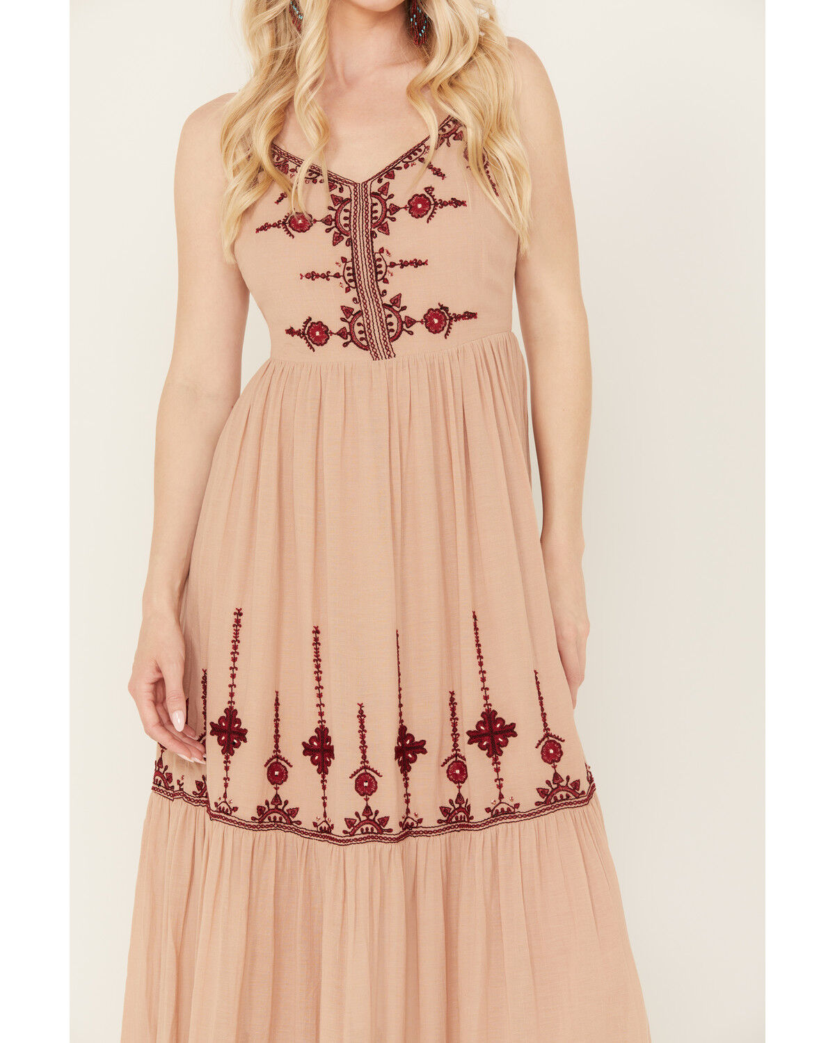 Image #4 - Idyllwind Women's Belladonna Embroidered Maxi Dress, , hi-res