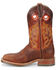 Image #3 - Double H Men's Roper Buckaroo Western Boots - Broad Square Toe, , hi-res