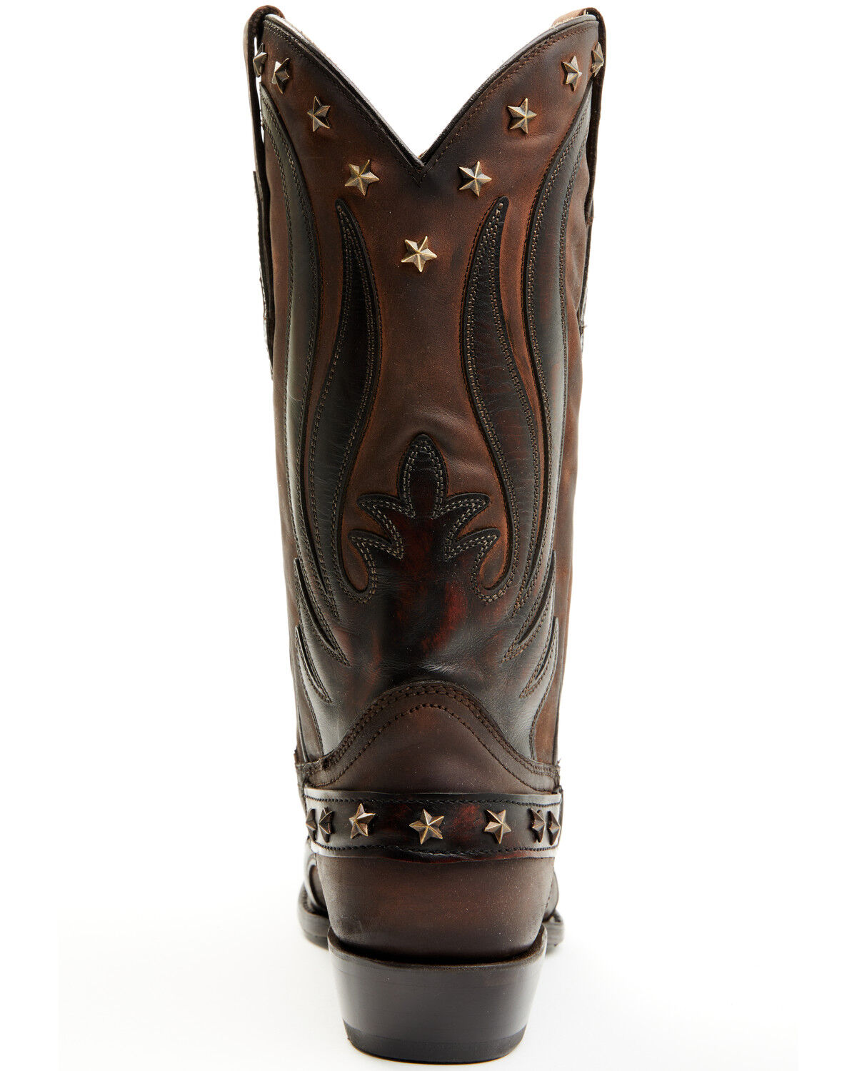 Image #5 - Corral Men's Embellished Overlay Western Boots - Snip Toe, Chocolate, hi-res