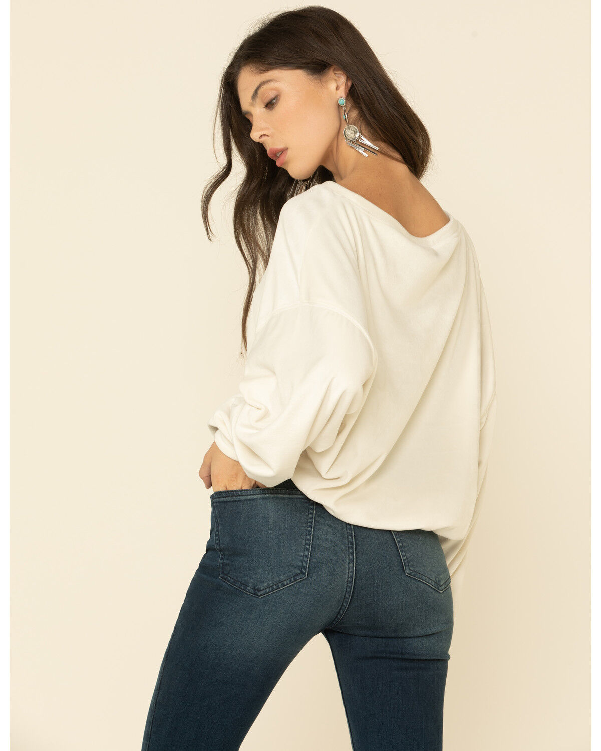 Image #5 - Z Supply Women's Bodhi Velour Sweatshirt, , hi-res