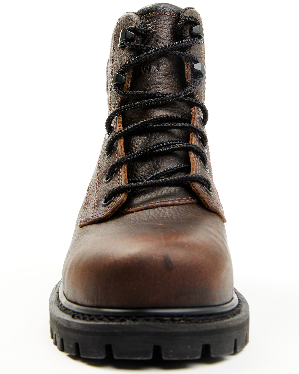 Image #4 - Hawx Women's 6" Lace-Up Work Boots - Steel Toe, Brown, hi-res