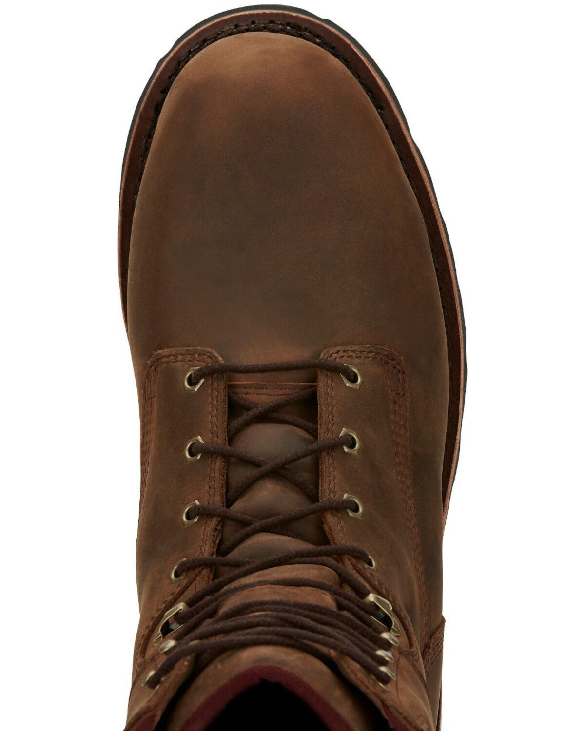 Image #5 - Chippewa Men's Waterproof Work Boots - Steel Toe, Brown, hi-res