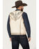 Image #4 - Kobler Leather Men's Eagle Leather Vest, Cream, hi-res
