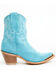 Image #2 - Idyllwind Women's Wheels Suede Fashion Western Booties - Medium Toe , Blue, hi-res