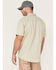 Image #4 - Hawx Men's Twill Short Sleeve Button-Down Work Shirt , Light Grey, hi-res