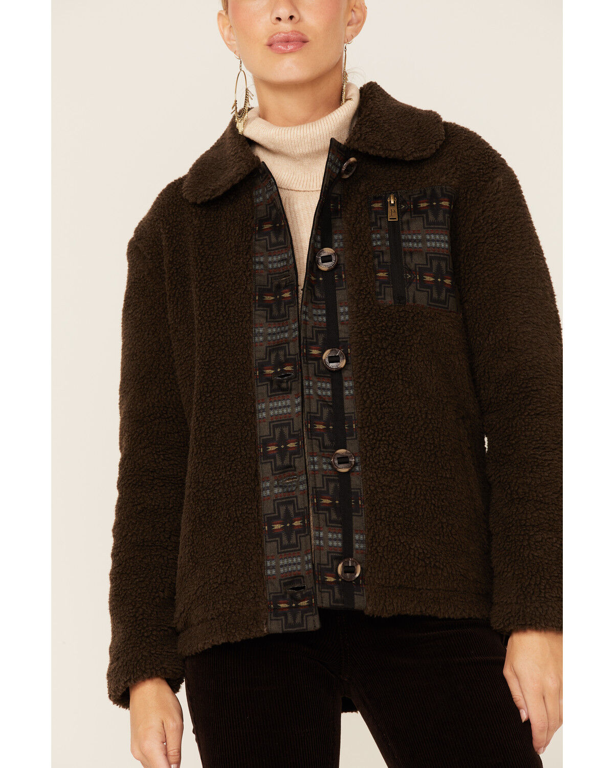 Image #2 - Pendleton Women's Larkspur Fleece Jacket, , hi-res