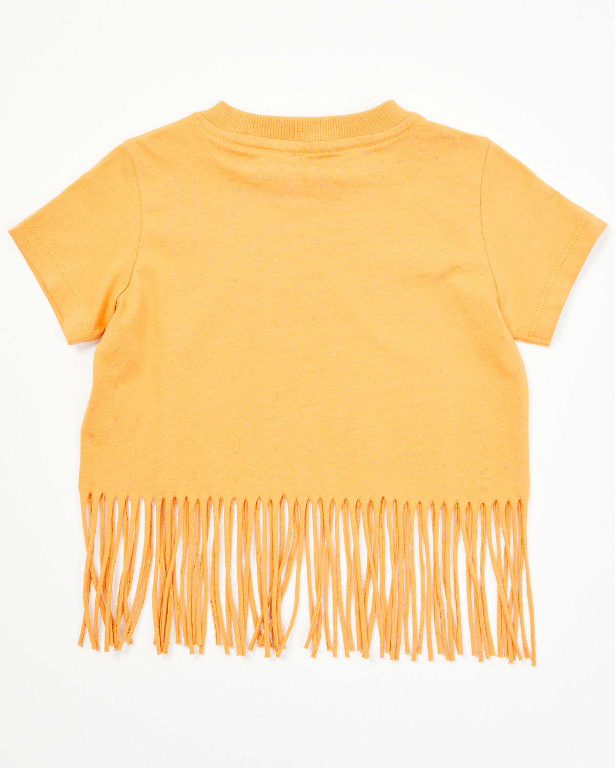 Image #3 - Shyanne Toddler Girls' It's About To Get Western Fringe Short Sleeve Graphic Tee, Gold, hi-res