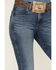 Image #2 - Wrangler Retro Women's Abigail Medium Wash High Rise Slim Stretch Bootcut Jeans, Medium Wash, hi-res