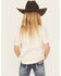 Image #4 - Rock & Roll Denim Girls' Howdy Y'all Short Sleeve Graphic Tee, Ivory, hi-res