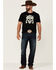 Cody James Men's Cards And Guns Graphic Short Sleeve T-Shirt , Black, hi-res