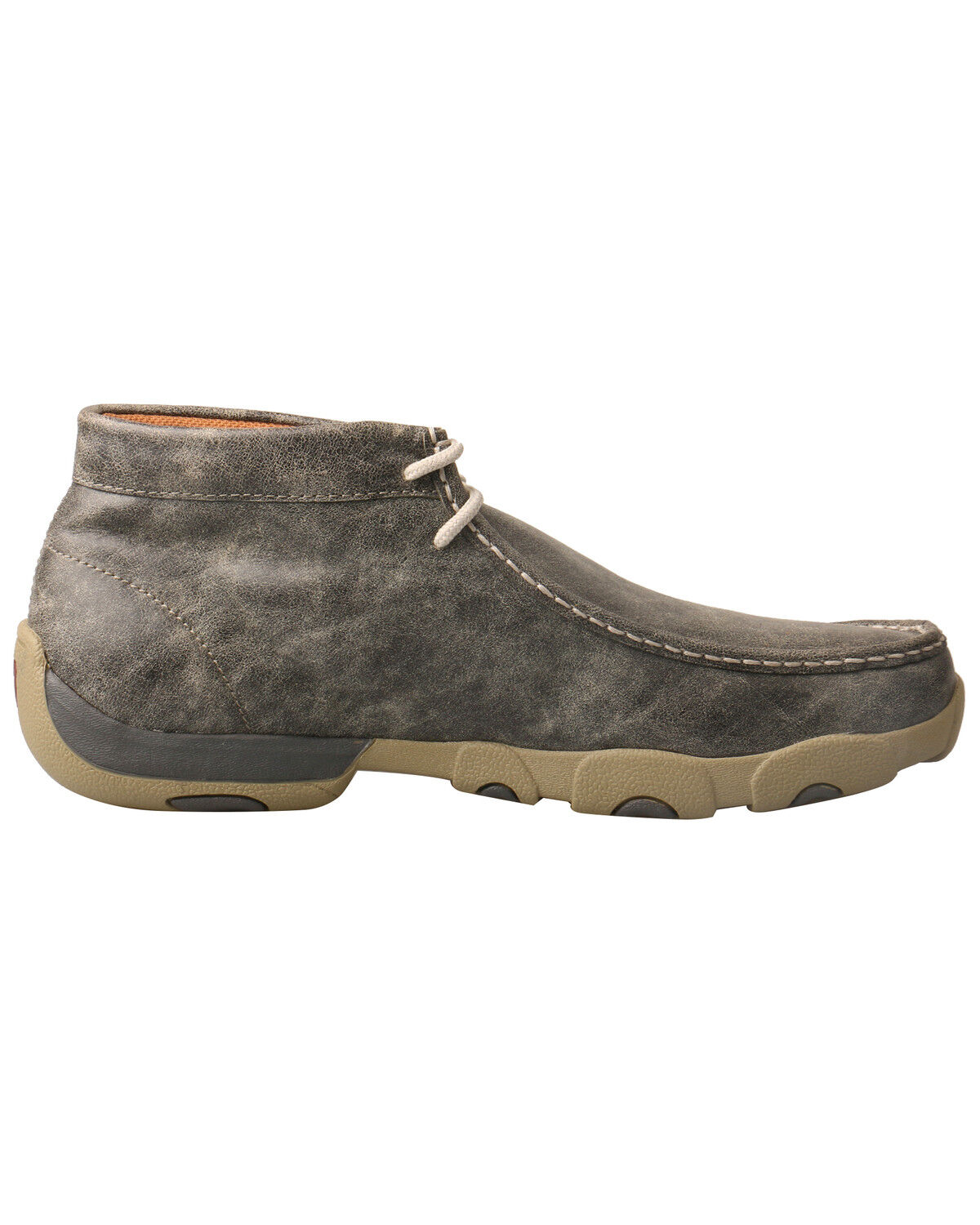 Image #2 - Twisted X Men's Driving Shoes - Moc Toe, Grey, hi-res