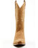 Image #4 - Shyanne Women's Bambi Suede Western Boots - Snip Toe, Tan, hi-res